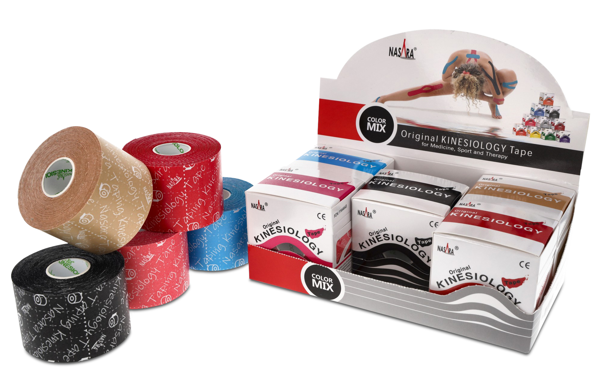 Nasara Kinesiology Tapes als Vorteilsbundle Nasara Kinesiology Tapes als Vorteilsbundle
